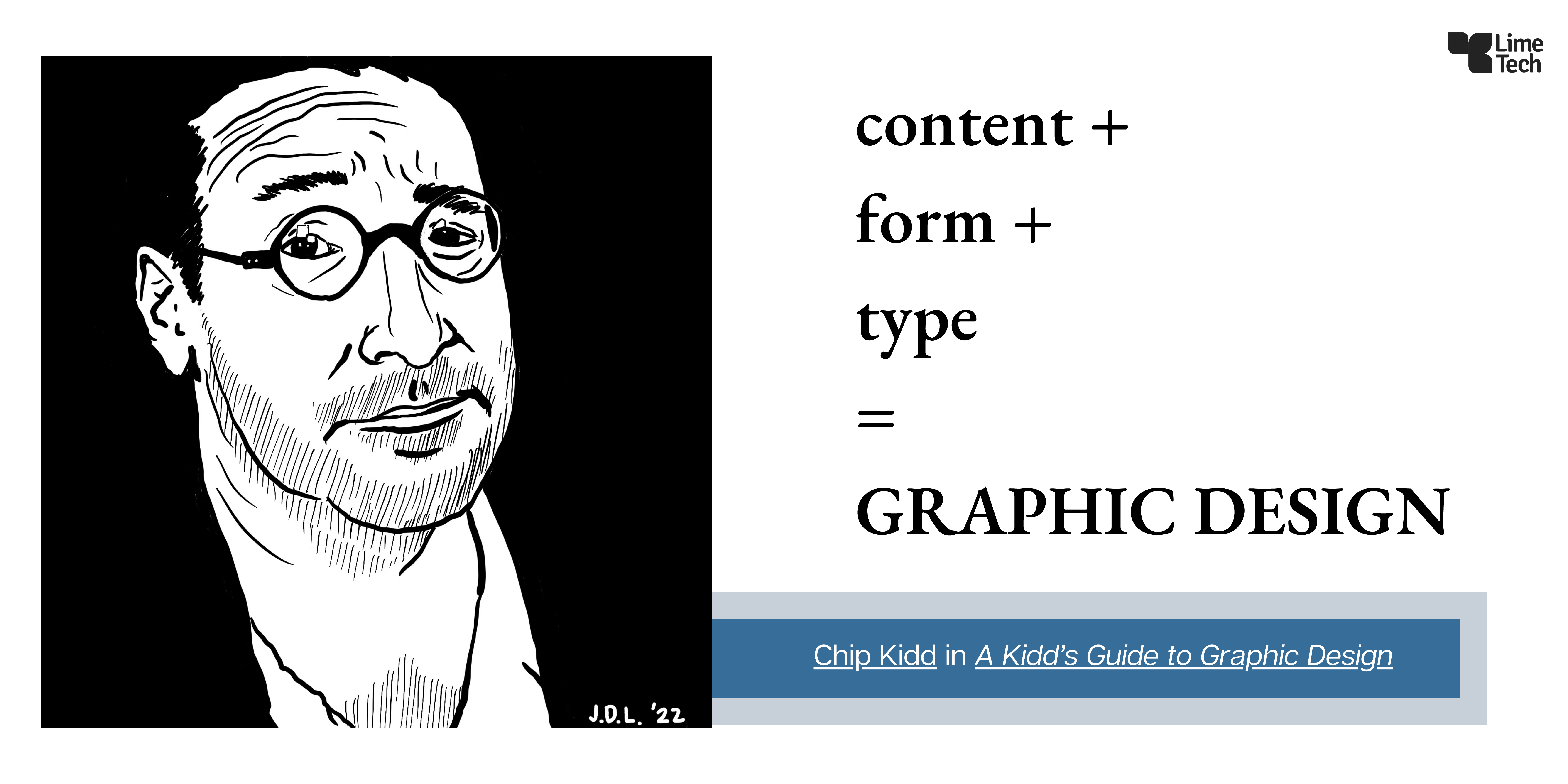Chip Kidd quote graphic design