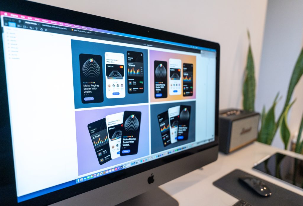 mobile screen layouts on desktop screen