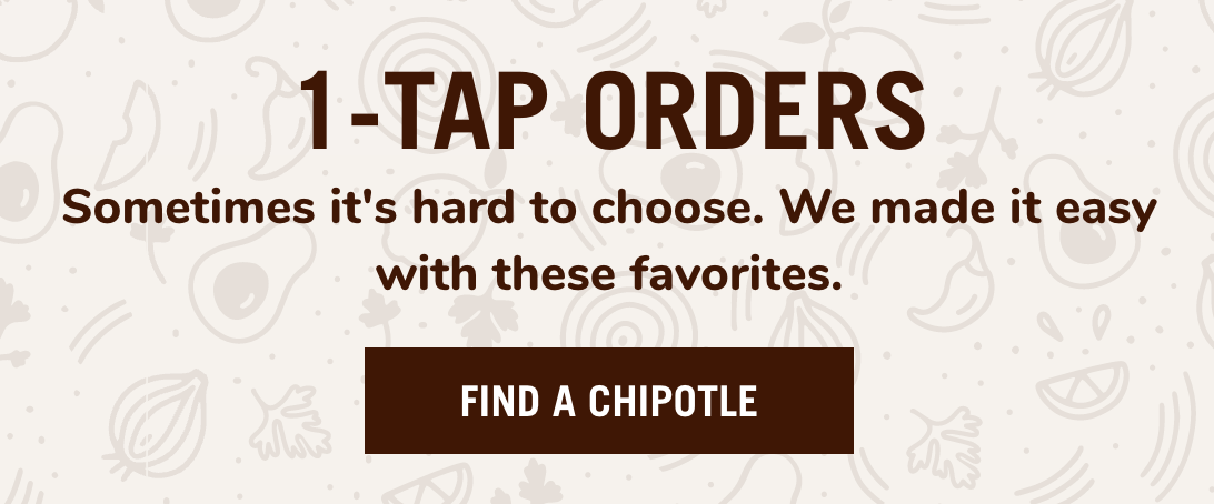 Chipotle app screenshot